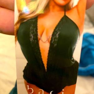 Green lingerie one piece outfit